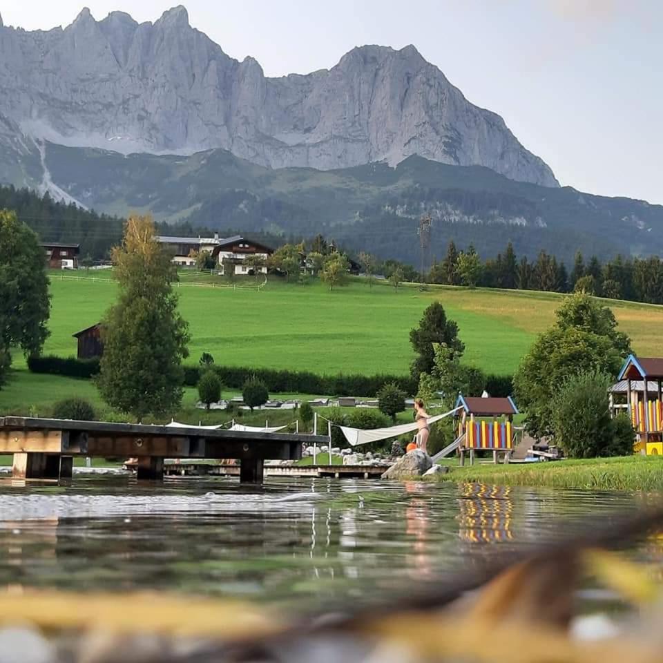 Ferienwohnung Lara Scheffau am Wilden Kaiser Exteriör bild